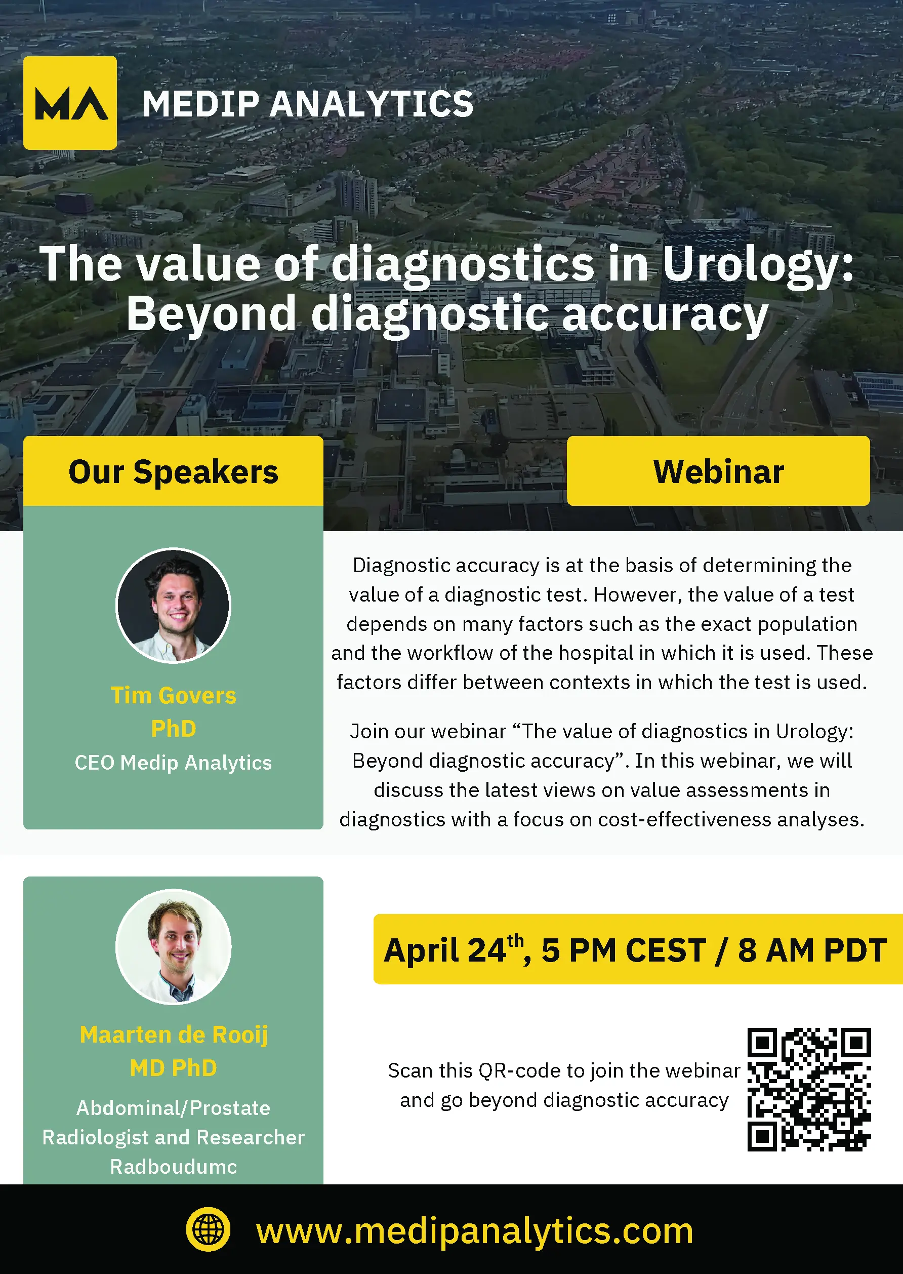 Webinar: The value of diagnostics in Urology: Beyond diagnostic accuracy
